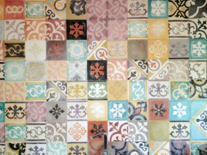 Funky kitchen tiles