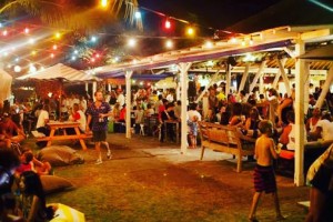 Old Man's beach bar - 5 mins walk down the beach to the right!