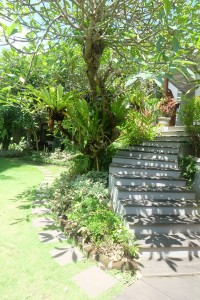 Garden staircase